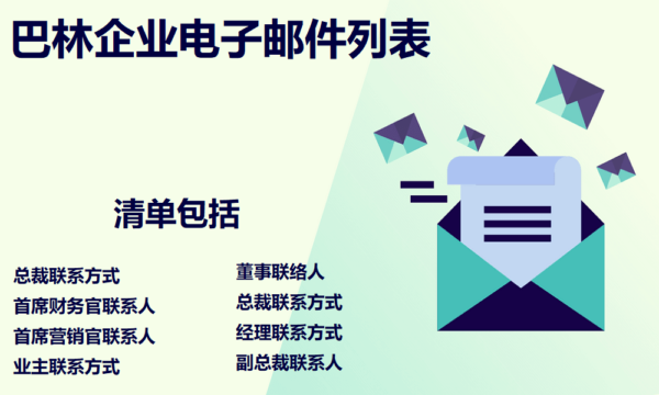 巴林企业电子邮件列表