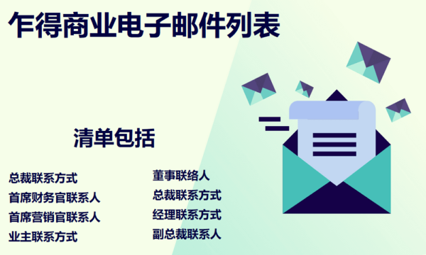 乍得商业电子邮件列表