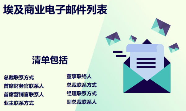 埃及商业电子邮件列表