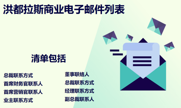 洪都拉斯商业电子邮件列表