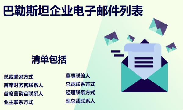 巴勒斯坦企业电子邮件列表
