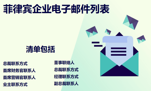菲律宾企业电子邮件列表