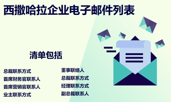 西撒哈拉企业电子邮件列表