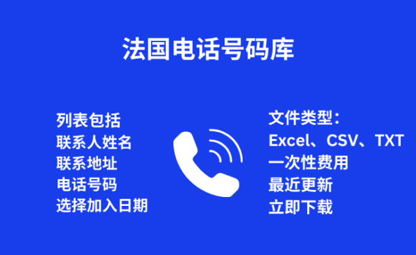 法国电话号码库