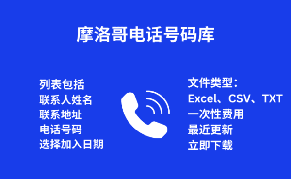 摩洛哥 电话号码库