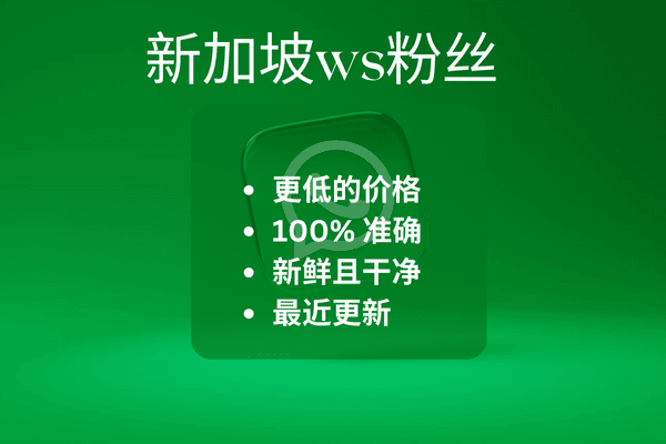 新加坡ws粉丝​